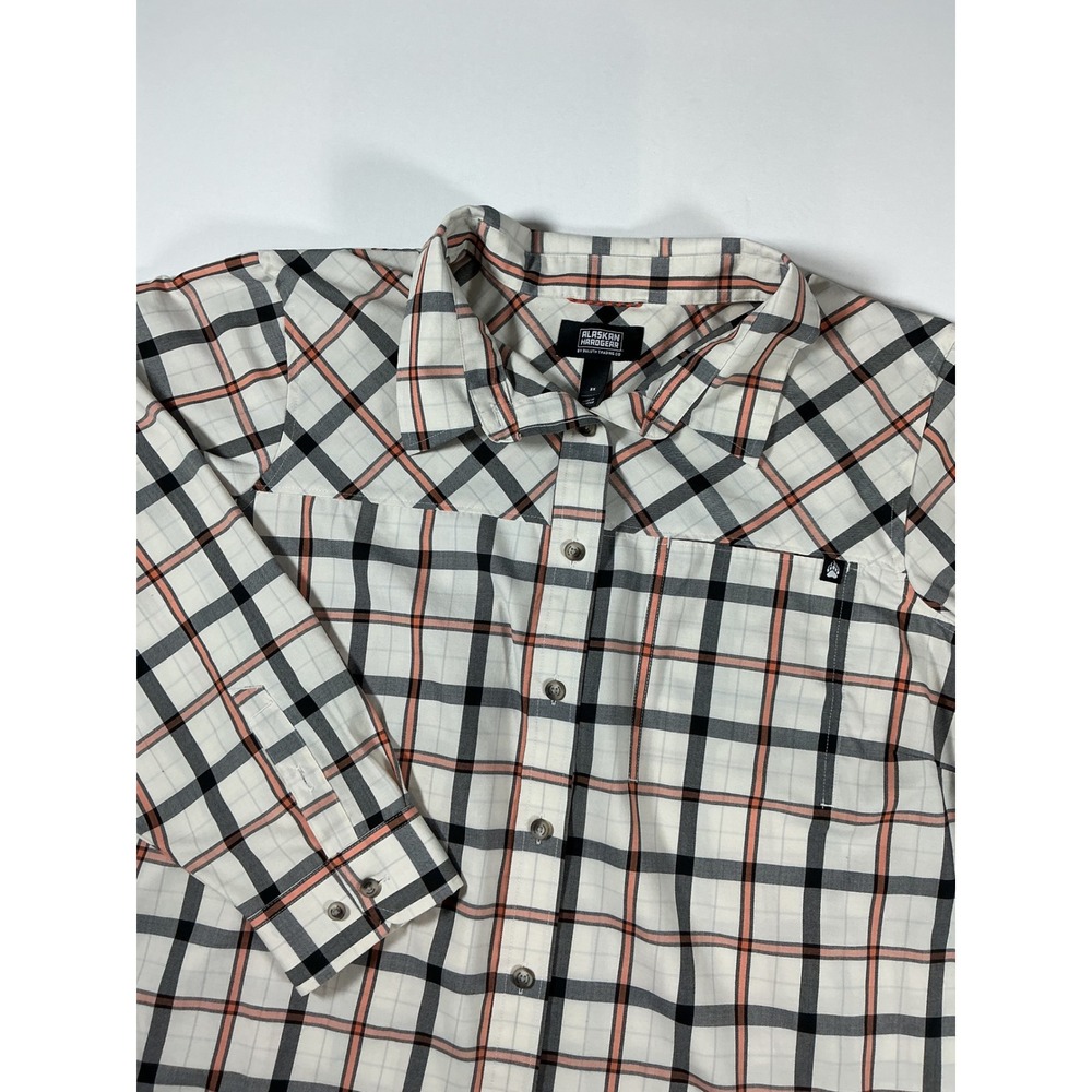 AKHG Duluth Midnight Sun Plaid Shirt Long Sleeve Women's Plus 3X